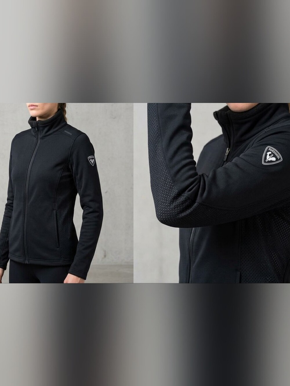 Rossignol Women's Blackside Mix Full-Zip Fleece